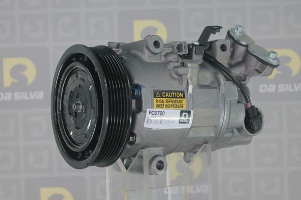 DA SILVA FC0720 - Compressor, air conditioning autospares.lv