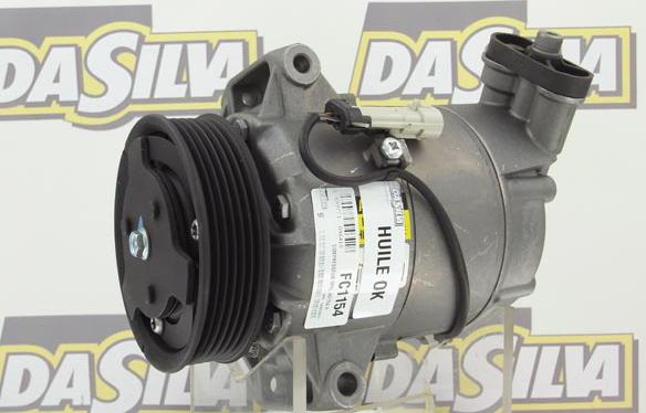 DA SILVA FC1154 - Compressor, air conditioning autospares.lv