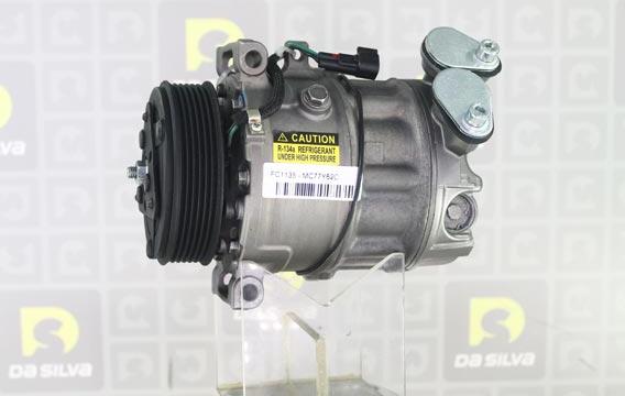 DA SILVA FC1135 - Compressor, air conditioning autospares.lv