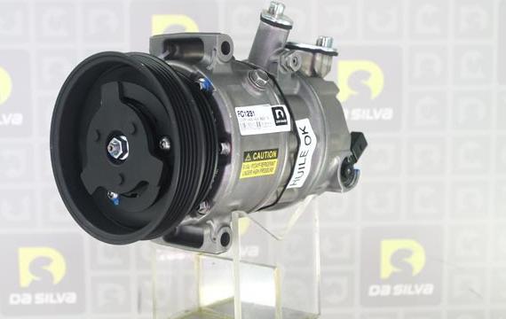 DA SILVA FC1231 - Compressor, air conditioning autospares.lv