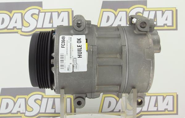 DA SILVA FC3649 - Compressor, air conditioning autospares.lv