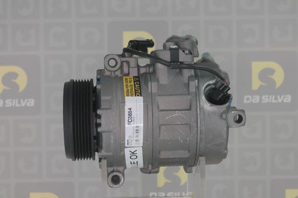 DA SILVA FC3654 - Compressor, air conditioning autospares.lv