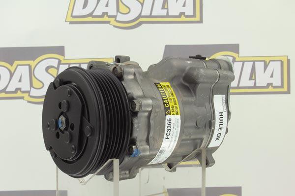 DA SILVA FC3366 - Compressor, air conditioning autospares.lv