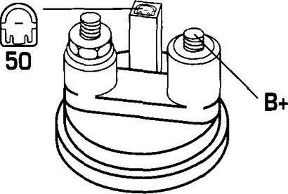 DA SILVA JD020455 - Starter autospares.lv