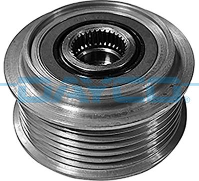 Dayco ALP2485 - Pulley, alternator, freewheel clutch autospares.lv