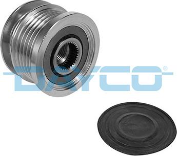 Dayco ALP2431 - Pulley, alternator, freewheel clutch autospares.lv