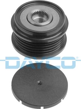 Dayco ALP2357 - Pulley, alternator, freewheel clutch autospares.lv