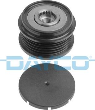 Dayco ALP2334 - Pulley, alternator, freewheel clutch autospares.lv