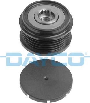 Dayco ALP2335 - Pulley, alternator, freewheel clutch autospares.lv