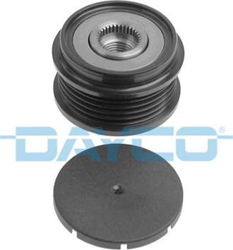 Dayco ALP2332 - Pulley, alternator, freewheel clutch autospares.lv