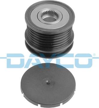 Dayco ALP2325 - Pulley, alternator, freewheel clutch autospares.lv