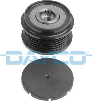 Dayco ALP2328 - Pulley, alternator, freewheel clutch autospares.lv