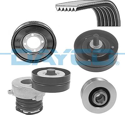 Dayco KPV609 - V-Ribbed Belt Set autospares.lv