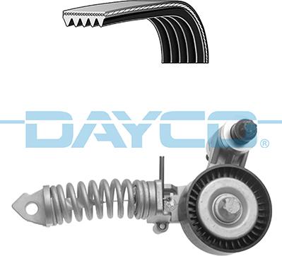 Dayco KPV395 - V-Ribbed Belt Set autospares.lv