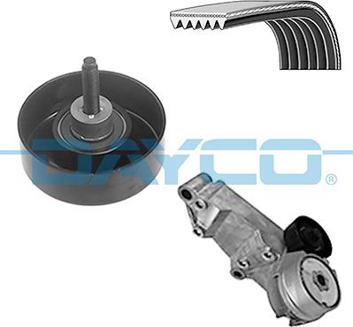 Dayco KPV367 - V-Ribbed Belt Set autospares.lv