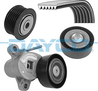 Dayco KPV388 - V-Ribbed Belt Set autospares.lv