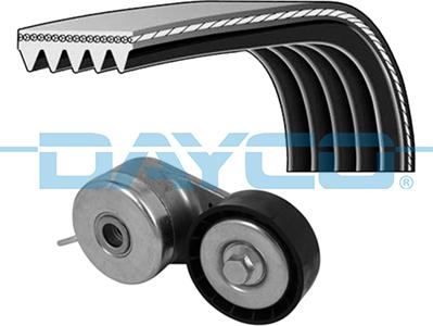 Dayco KPV384 - V-Ribbed Belt Set autospares.lv