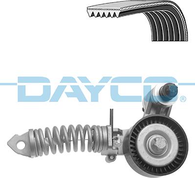 Dayco KPV371 - V-Ribbed Belt Set autospares.lv