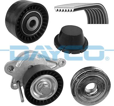 Dayco KPV246 - V-Ribbed Belt Set autospares.lv