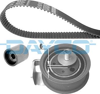 Dayco KTB404 - Timing Belt Set autospares.lv