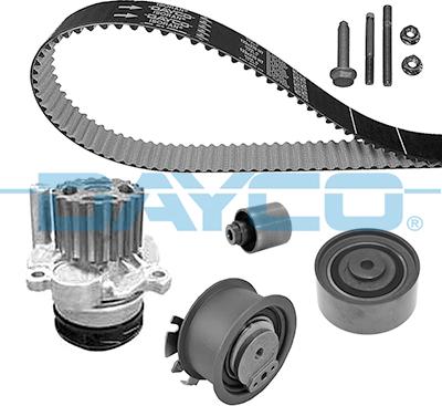 Dayco KTBWP4410 - Water Pump & Timing Belt Set autospares.lv