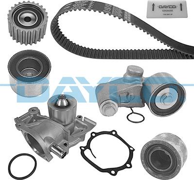 Dayco KTBWP5531 - Water Pump & Timing Belt Set autospares.lv