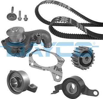 Dayco KTBWP142B2 - Water Pump & Timing Belt Set autospares.lv