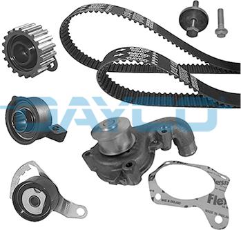 Dayco KTBWP2502 - Water Pump & Timing Belt Set autospares.lv