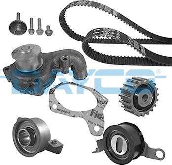 Dayco KTBWP211C2 - Water Pump & Timing Belt Set autospares.lv