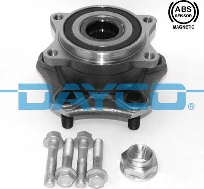 Dayco KWD1411 - Wheel hub, bearing Kit autospares.lv