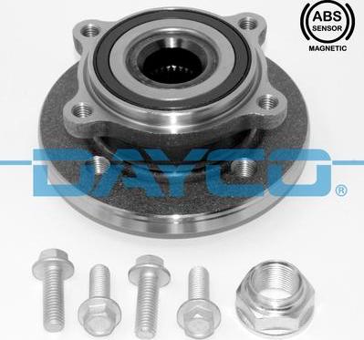 Dayco KWD1095 - Wheel hub, bearing Kit autospares.lv