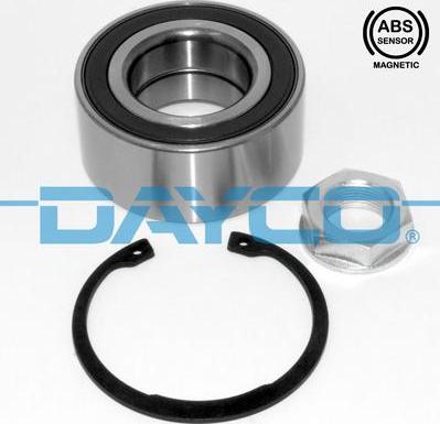 Dayco KWD1003 - Wheel hub, bearing Kit autospares.lv