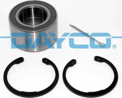 Dayco KWD1016 - Wheel hub, bearing Kit autospares.lv