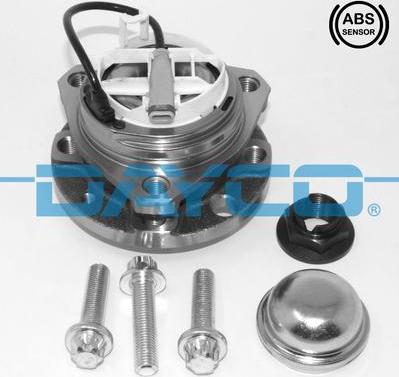 Dayco KWD1144 - Wheel hub, bearing Kit autospares.lv