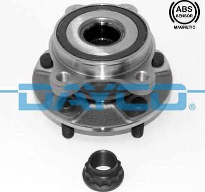 Dayco KWD1146 - Wheel hub, bearing Kit autospares.lv