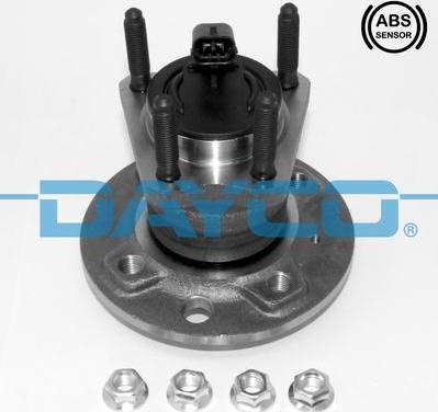 Dayco KWD1143 - Wheel hub, bearing Kit autospares.lv