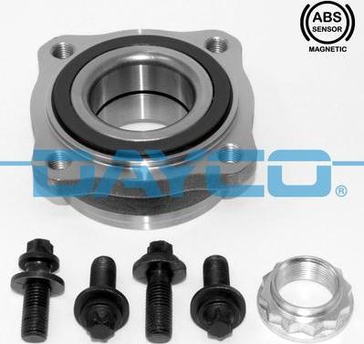 Dayco KWD1151 - Wheel hub, bearing Kit autospares.lv