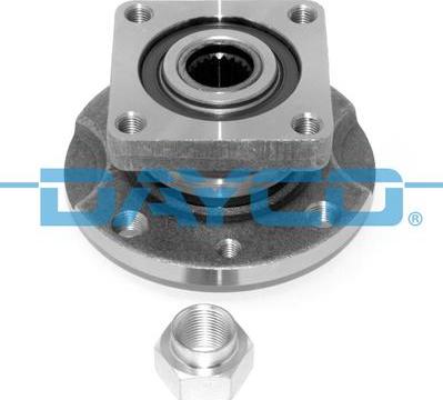 Dayco KWD1109 - Wheel hub, bearing Kit autospares.lv