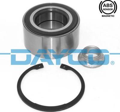 Dayco KWD1103 - Wheel hub, bearing Kit autospares.lv