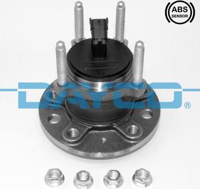 Dayco KWD1128 - Wheel hub, bearing Kit autospares.lv