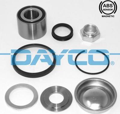 Dayco KWD1123 - Wheel hub, bearing Kit autospares.lv