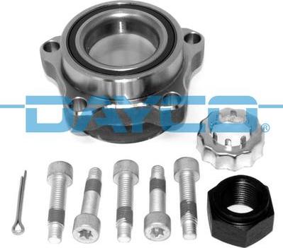 Dayco KWD1176 - Wheel hub, bearing Kit autospares.lv