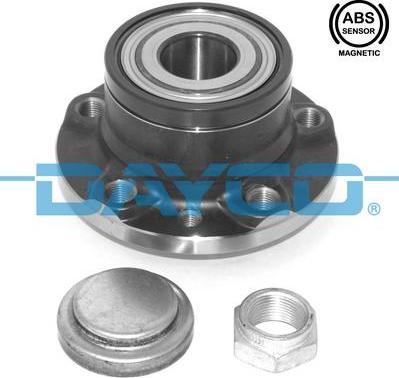 Dayco KWD1393 - Wheel hub, bearing Kit autospares.lv