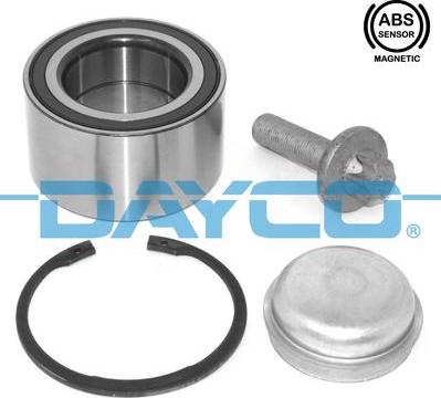 Dayco KWD1295 - Wheel hub, bearing Kit autospares.lv