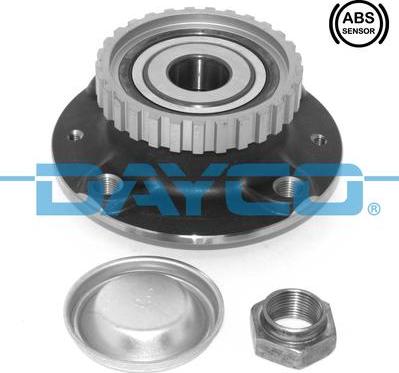 Dayco KWD1298 - Wheel hub, bearing Kit autospares.lv