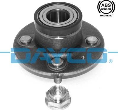 Dayco KWD1265 - Wheel hub, bearing Kit autospares.lv