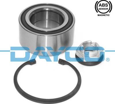 Dayco KWD1266 - Wheel hub, bearing Kit autospares.lv