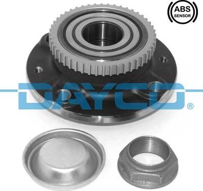 Dayco KWD1289 - Wheel hub, bearing Kit autospares.lv