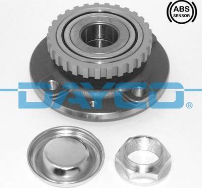 Dayco KWD1222 - Wheel hub, bearing Kit autospares.lv