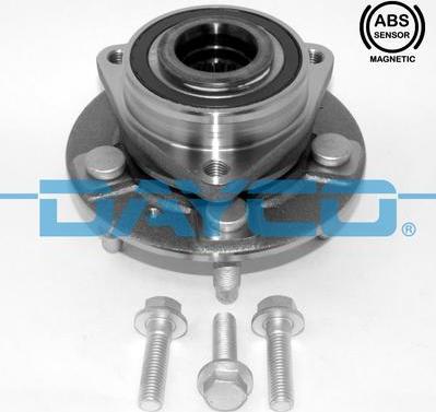 Dayco KWD1272 - Wheel hub, bearing Kit autospares.lv